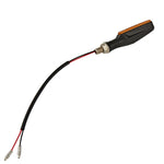 1 coppia MK-109 moto flusso sterzo lampada LED luce di segnalazione, MK-109(Black ), MK-109(Yellow )