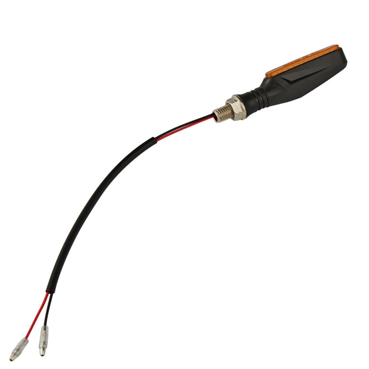1 coppia MK-109 moto flusso sterzo lampada LED luce di segnalazione, MK-109(Black ), MK-109(Yellow )