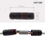 10 connettori impermeabili CDF-M3 3 Pin e 2 Pin IP68