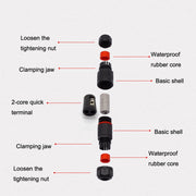 10 connettori per cavi impermeabili CDF-M3, 3 Pin, 2 Pin