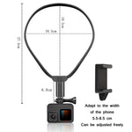 Staffa per appendere il collo della action cam