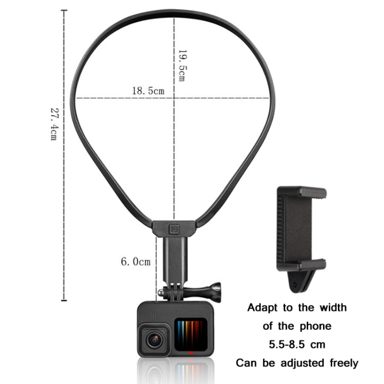 Staffa per appendere il collo della action cam