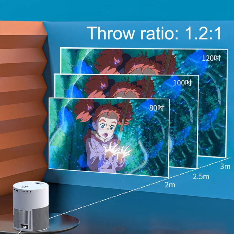 Proiettore LED Smart HD 1080P con WiFi e HDMI