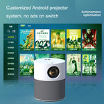 Proiettore LED Smart HD 1080P con WiFi e HDMI