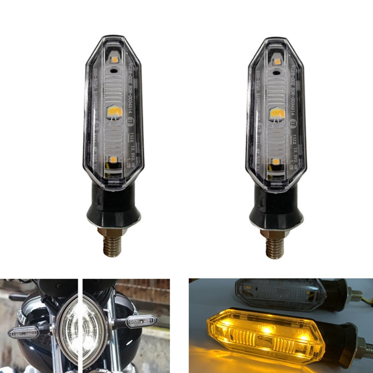 1 coppia MK-121 3 LED Shark Lampada di segnalazione moto, MK-121