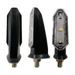 1 coppia MK-121 3 LED Shark Lampada di segnalazione moto, MK-121