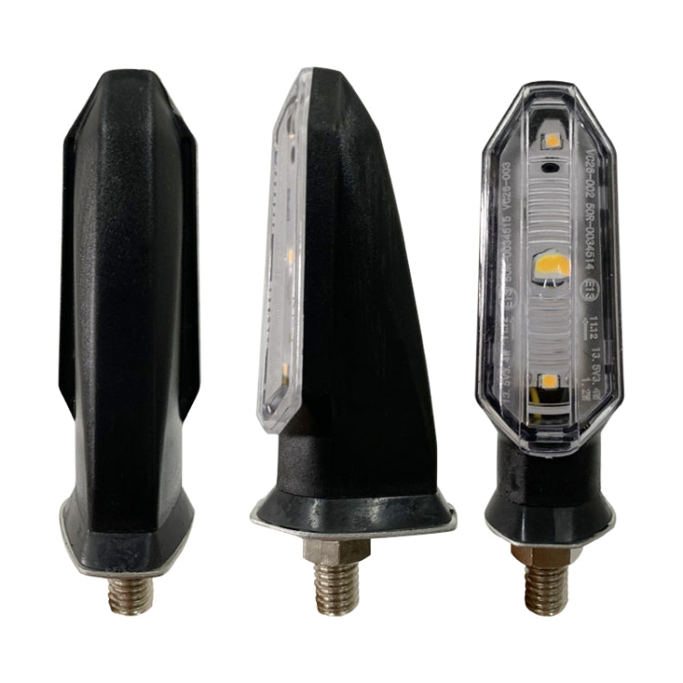 1 coppia MK-121 3 LED Shark Lampada di segnalazione moto, MK-121