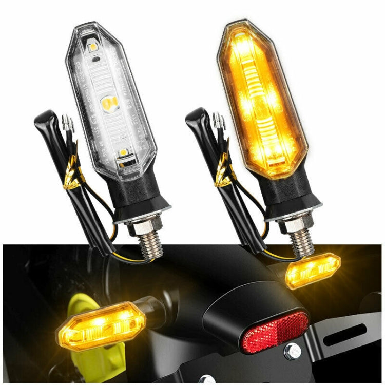 1 coppia MK-121 3 LED Shark Lampada di segnalazione moto, MK-121