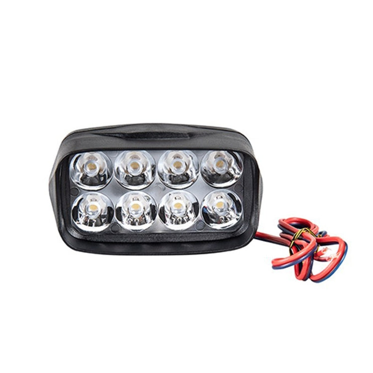 2 PCS MK-265 Luce di tiro a carattere di motocicletta Luce di marcia diurna ausiliaria, stile:, 8 LEDs, 12 LEDs, 16 LEDs