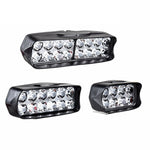 2 PCS MK-265 Luce di tiro a carattere di motocicletta Luce di marcia diurna ausiliaria, stile:, 8 LEDs, 12 LEDs, 16 LEDs
