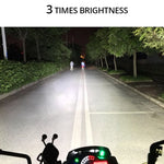 2 PCS MK-265 Luce di tiro a carattere di motocicletta Luce di marcia diurna ausiliaria, stile:, 8 LEDs, 12 LEDs, 16 LEDs