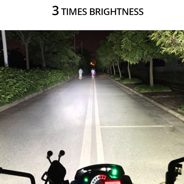 2 PCS MK-265 Luce di tiro a carattere di motocicletta Luce di marcia diurna ausiliaria, stile:, 8 LEDs, 12 LEDs, 16 LEDs