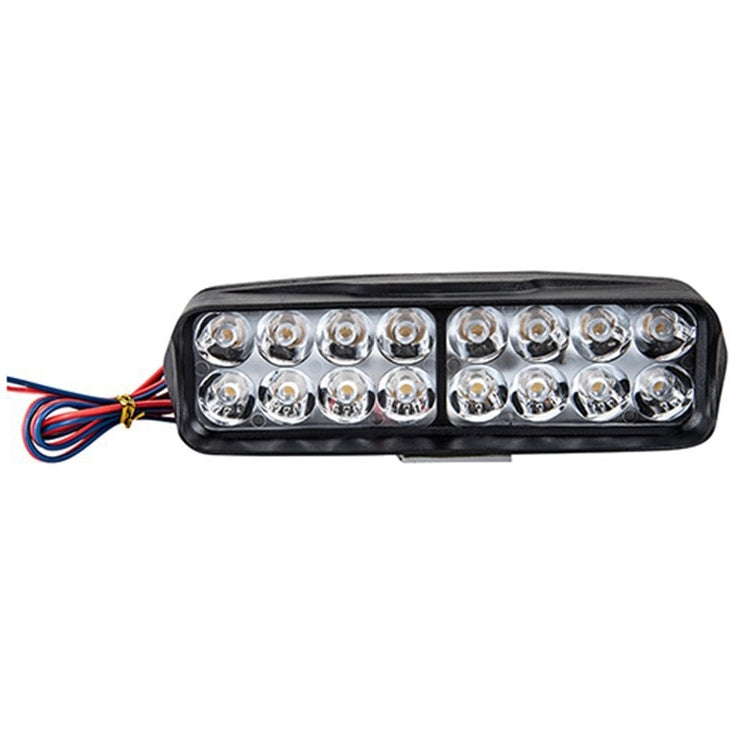 2 PCS MK-265 Luce di tiro a carattere di motocicletta Luce di marcia diurna ausiliaria, stile:, 8 LEDs, 12 LEDs, 16 LEDs