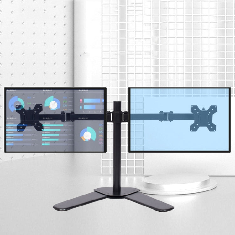 Staffa da tavolo per monitor 10-27 pollici doppio schermo