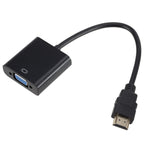 Convertitore da HDMI a VGA HD 1080P ZHQ007, White, Black