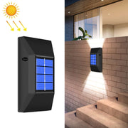 Lampada da parete solare impermeabile per esterni LED