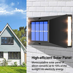 Lampada da parete solare impermeabile per esterni LED