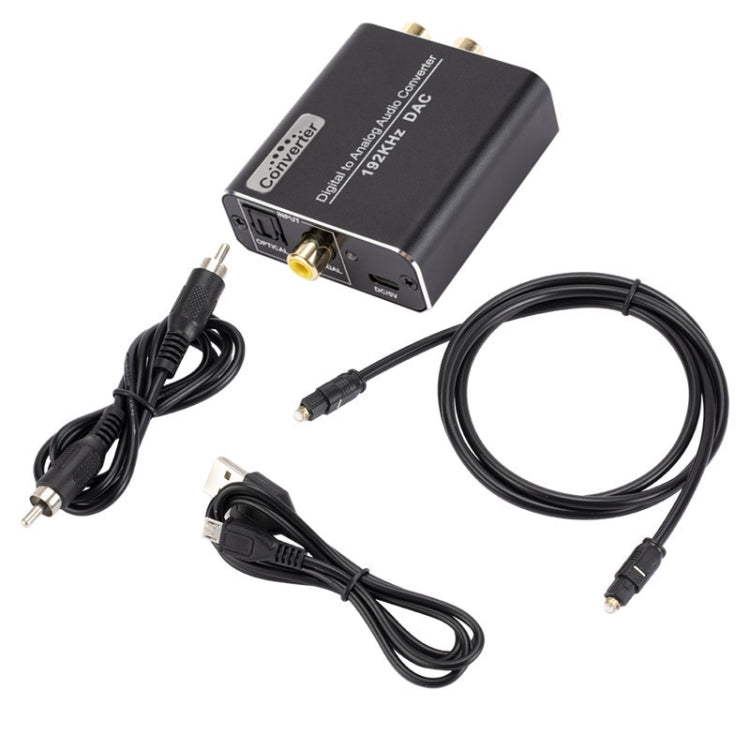 Convertitore audio da digitale ad analogico YP018, Host+USB Cable, Host+USB Cable+Fiber Optic Cable, Host+USB Cable+Coaxial Cable, Host+USB Cable+Fiber Optic Cable+Coaxial Cable