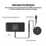 Caricabatterie wireless per tappetini antiscivolo per auto C1 15W, C1 1m Cable