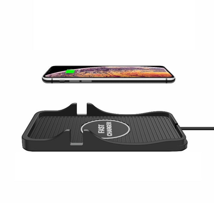 C7 Car Navigation 2 in 1 Caricabatterie wireless con pad antiscivolo multifunzione, C7 USB Interface