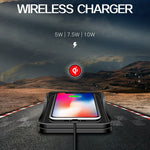 C7 Car Navigation 2 in 1 Caricabatterie wireless con pad antiscivolo multifunzione, C7 USB Interface