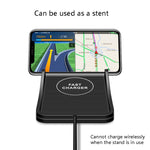C7 Car Navigation 2 in 1 Caricabatterie wireless con pad antiscivolo multifunzione, C7 USB Interface
