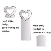 Zshqu2 Chiavette USB 2.0 ad alta velocità a forma di cuore in metallo, 4GB, 8GB, 16 GB, 32GB, 64GB, 128GB