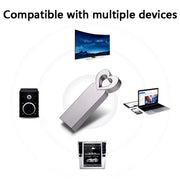 Zshqu2 Chiavette USB 2.0 ad alta velocità a forma di cuore in metallo, 4GB, 8GB, 16 GB, 32GB, 64GB, 128GB
