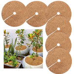 6 pezzi/set radice di piante antigelo vaso da fiori palma da cocco tappetino piatto, dimensioni:, 20cm, 30cm