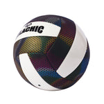 MILACHIC Pallone da pallavolo fluorescente No.5 PU Pallavolo cucito a macchina, 6930 Night Light, 6931 Colorful, 6932 Honeycomb