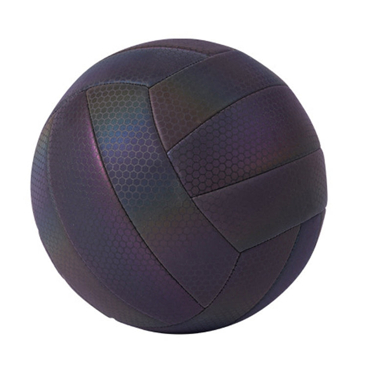 MILACHIC Pallone da pallavolo fluorescente No.5 PU Pallavolo cucito a macchina, 6930 Night Light, 6931 Colorful, 6932 Honeycomb