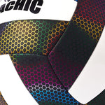MILACHIC Pallone da pallavolo fluorescente No.5 PU Pallavolo cucito a macchina, 6930 Night Light, 6931 Colorful, 6932 Honeycomb