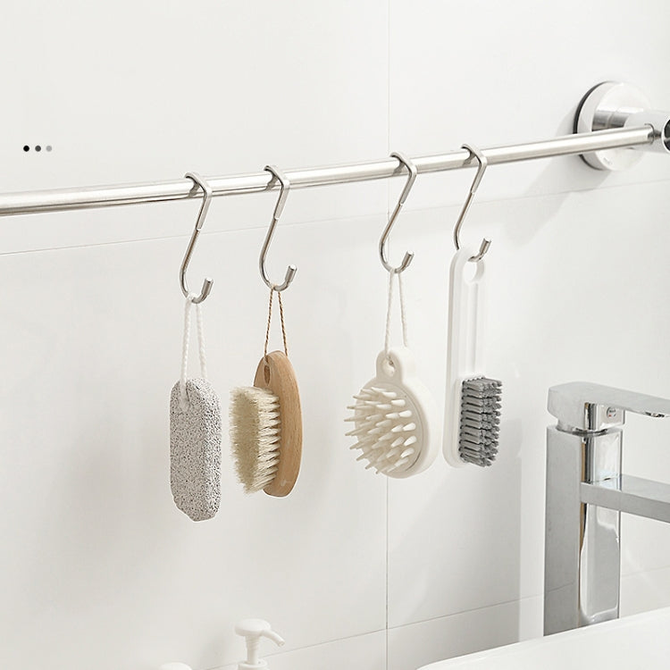 5 ganci a forma di S in acciaio inossidabile con doppio gancio e gancio posteriore per porta del cassetto, S-Shaped Double Hook