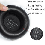 1 paio di paraorecchie in spugna di vera pelle per BO BeoPlay H7 / H9 / H9i 3rd, H7 / H9 / H9i (Black), H7 / H9 / H9i (Apricot)