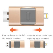 Chiavetta USB 3 in 1 Tipo-C e 8 pin 256GB