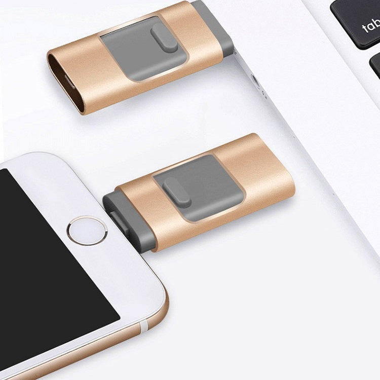 Chiavetta USB 3 in 1 Tipo-C e Lightning 256GB