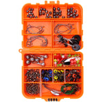 213 PCS / Set Set di accessori per ganci per calamari stradali, 213 PCS / Set (Orange), 213 PCS / Set(Black)
