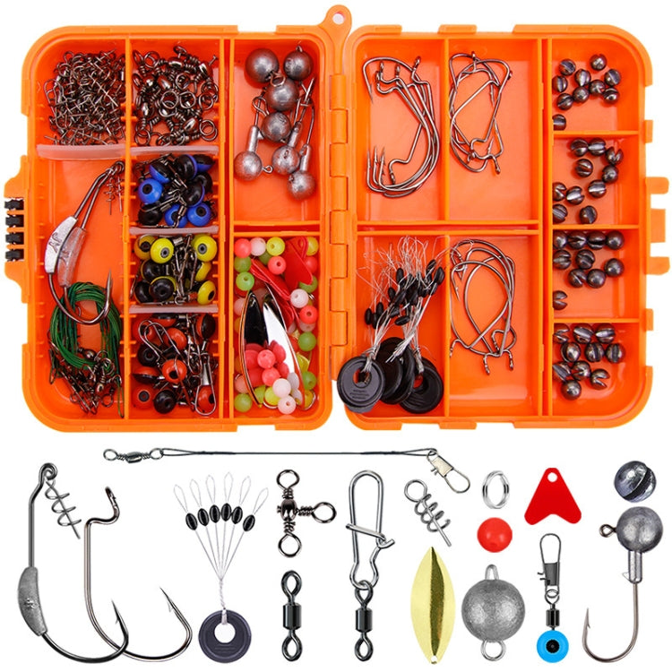 213 PCS / Set Set di accessori per ganci per calamari stradali, 213 PCS / Set (Orange), 213 PCS / Set(Black)