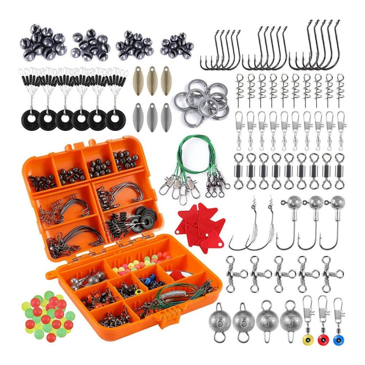 213 PCS / Set Set di accessori per ganci per calamari stradali, 213 PCS / Set (Orange), 213 PCS / Set(Black)
