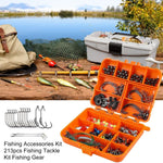 213 PCS / Set Set di accessori per ganci per calamari stradali, 213 PCS / Set (Orange), 213 PCS / Set(Black)