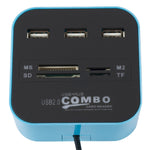 Lettore HUB USB 2.0 COMBO 7 in 1