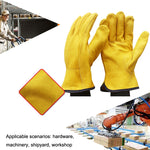 1 paio di guanti da giardinaggio resistenti all'usura per esterni in pelle bovina JJ-1011, dimensioni:, M, L, XL