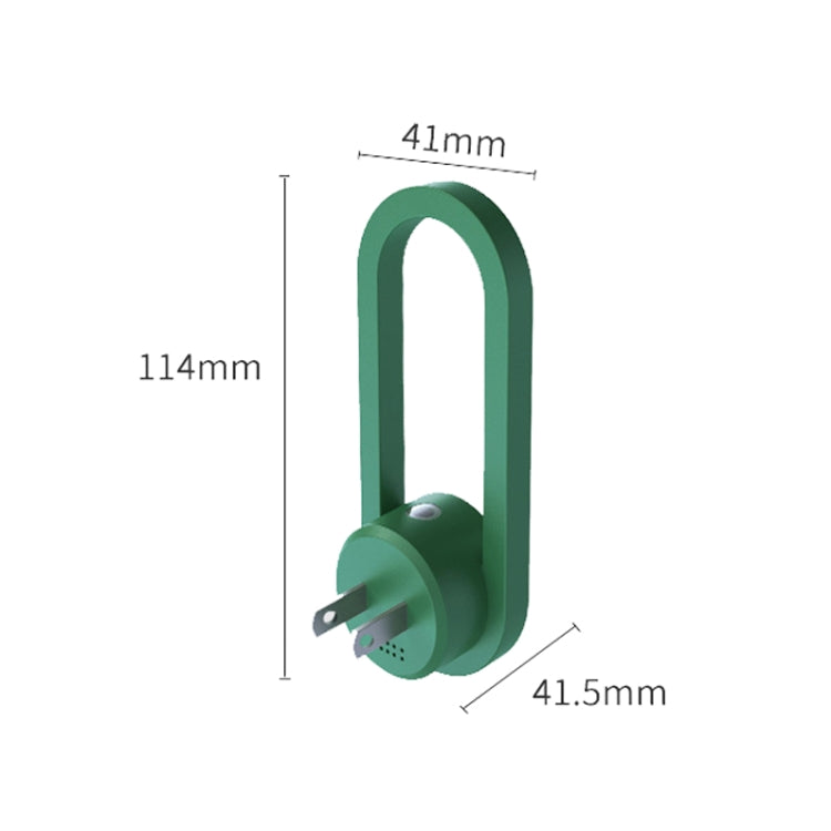 TS-06 Repellente per zanzare elettronico ad ultrasuoni multifunzionale, spina americana