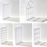 41 x 29 cm sfondo pannello finestra pannello luce ombra piatto, Diamond Lattice, Louver Window, Arc Window, Waffle Lattice, Circle