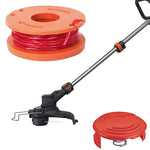 Accessori per tosaerba da 5 pezzi per tosaerba WORX, Orange Coil, Orange Cover