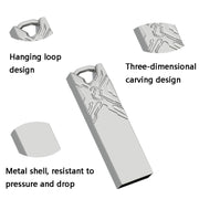 Unità flash USB per auto con incisione in metallo ad alta velocità USB 2.0 Jg1, 4GB, 8GB, 16 GB, 32GB, 64GB, 128GB