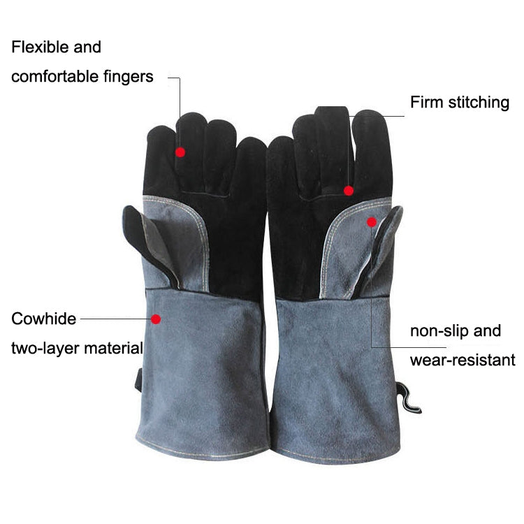 1 paio di guanti isolanti per barbecue da forno a microonde JJ2001-1, Barbecue Insulation Gloves