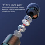 Cuffie Bluetooth senza fili montate sul collo