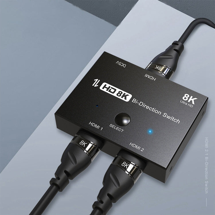 F0301 HDMI 2.1 Switcher bidirezionale PS5 Switcher dedicato ad alta definizione One-In-Two, F0301