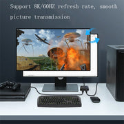 F0301 HDMI 2.1 Switcher bidirezionale PS5 Switcher dedicato ad alta definizione One-In-Two, F0301